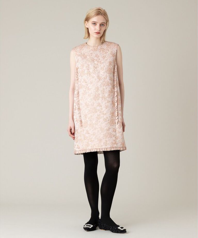 LOULOU WILLOUGHBY「【LOULOU WILLOUGHBY】ラメジャガードノースリワンピース」|ワンピース|