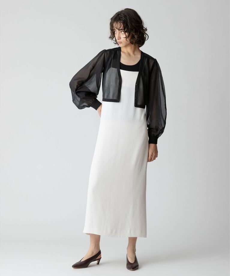 allureville「バックスラッシュディテールキャミワンピース」|ワンピース|