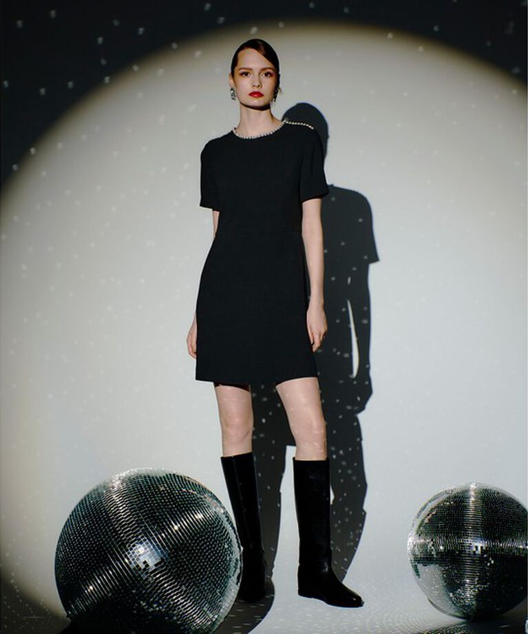 LOULOU WILLOUGHBY「【LOULOU WILLOUGHBY】ビジューミニワンピース」|ワンピース|