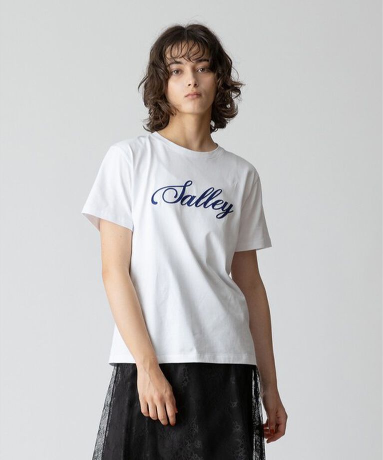 allureville「エンブロイダリーロゴTEE」|Tシャツ・カットソー|