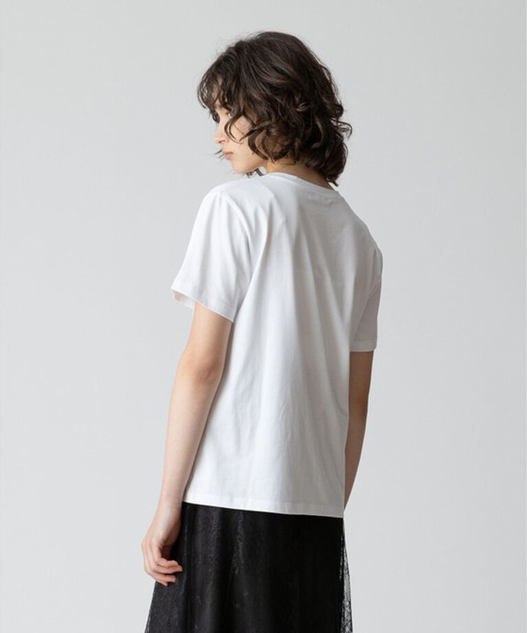 allureville「エンブロイダリーロゴTEE」|Tシャツ・カットソー|