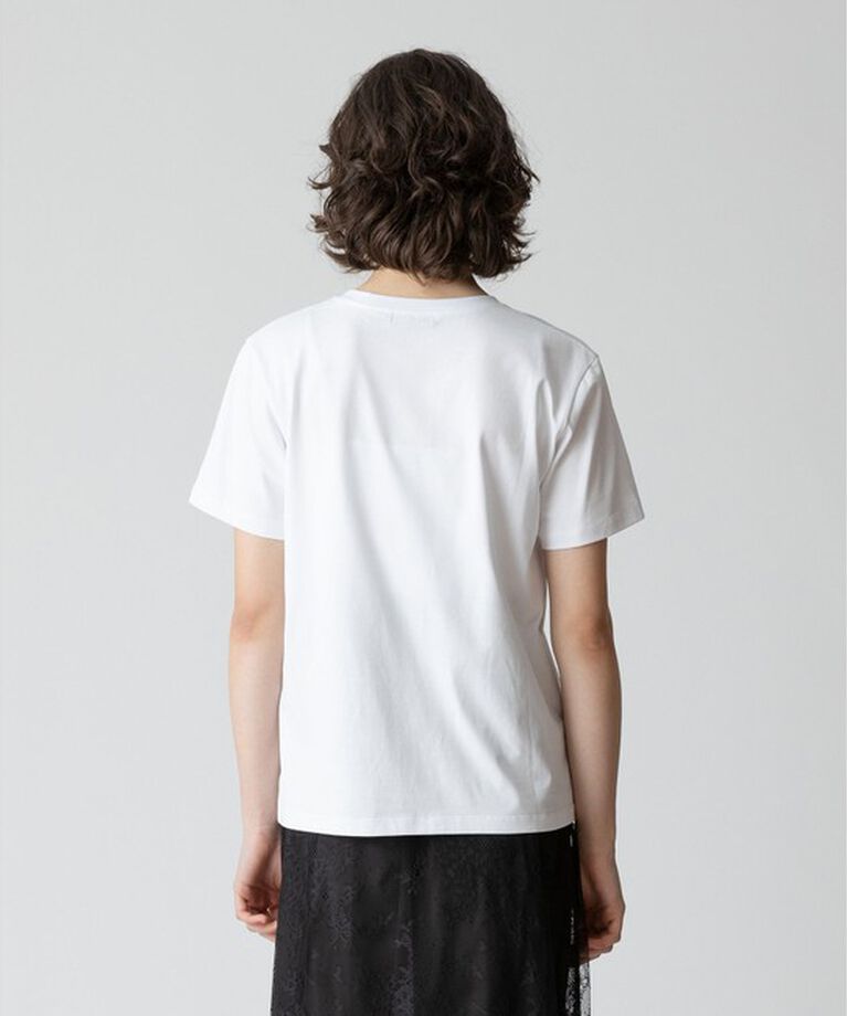 allureville「エンブロイダリーロゴTEE」|Tシャツ・カットソー|
