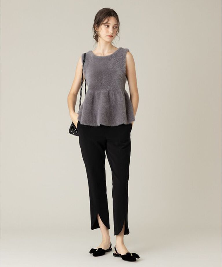 LOULOU WILLOUGHBY「【LOULOU WILLOUGHBY】フェザーペプラムジレ」|その他|