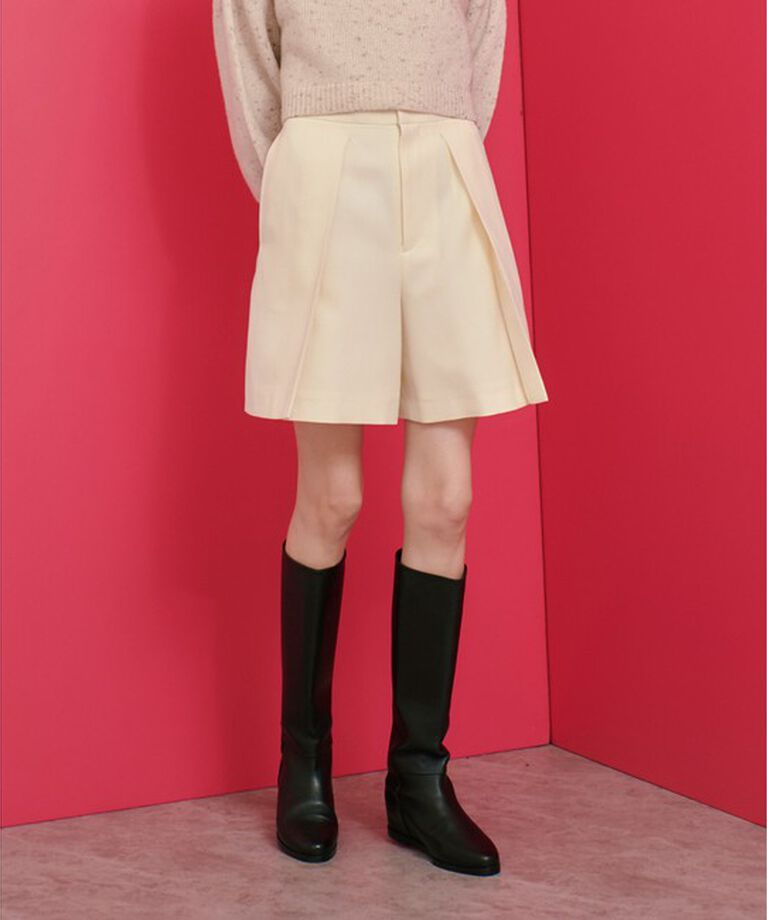 LOULOU WILLOUGHBY「【LOULOU WILLOUGHBY】ルマーノツイルショートパンツ」|その他|オフホワイト