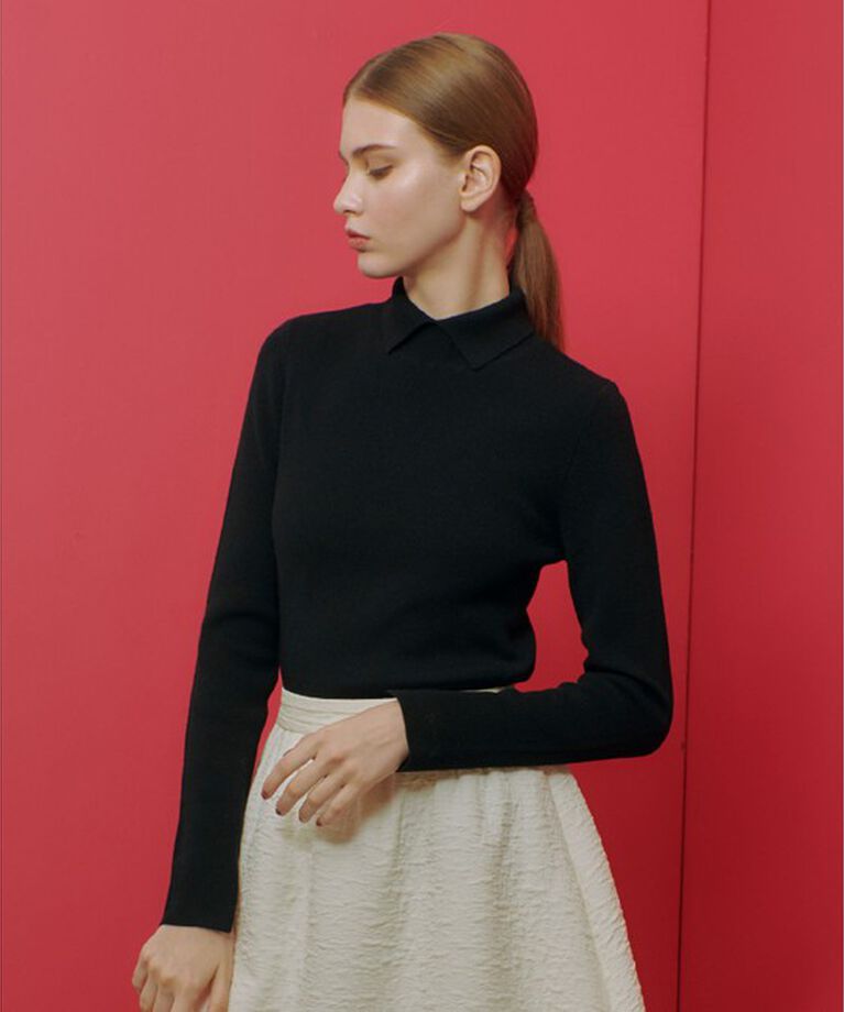 LOULOU WILLOUGHBY「【LOULOU WILLOUGHBY】レギュラーカラータートルネックプルオーバー」|ニット・セーター|