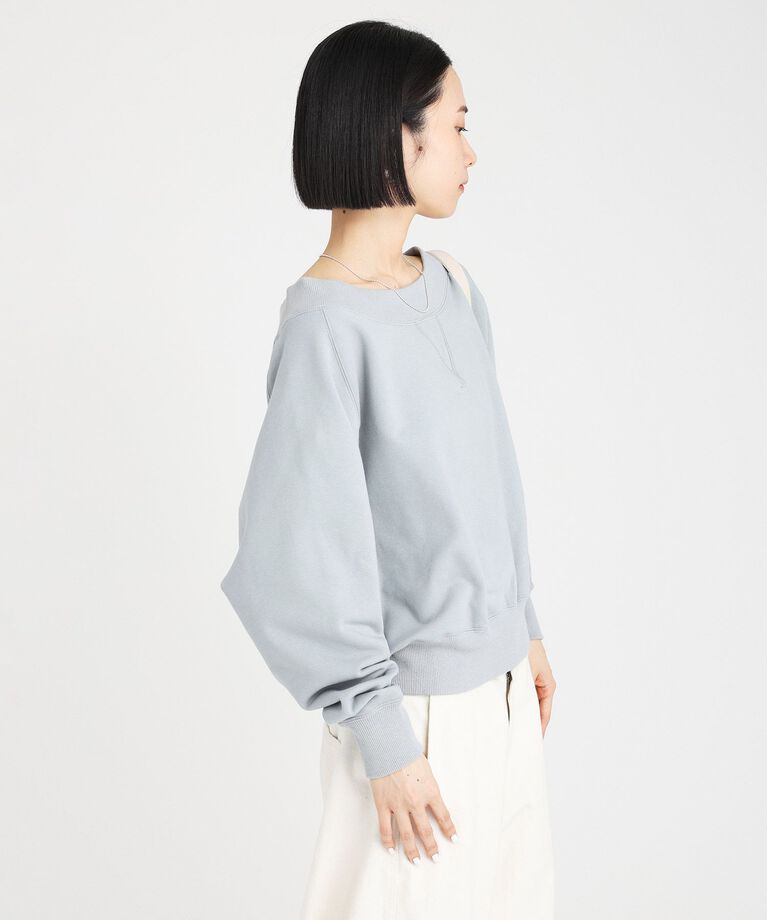 BABYLONE「ボ－トネック裏毛プルオーバー」|Tシャツ・カットソー|