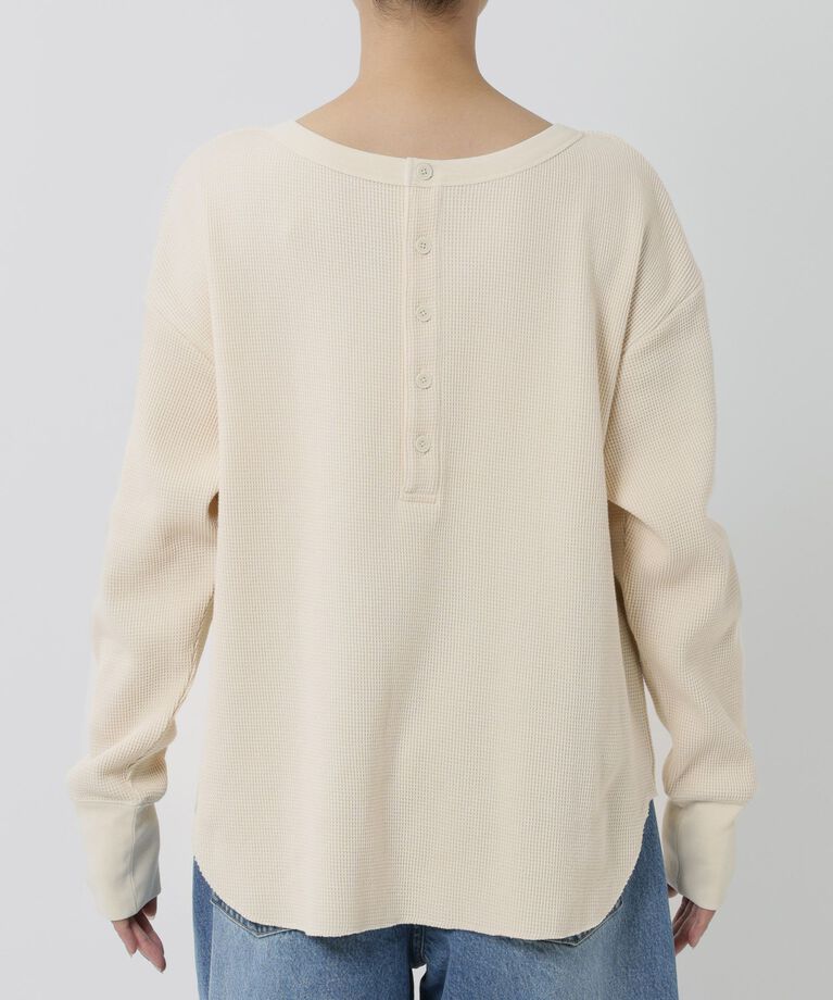 BABYLONE「【81BRANCA】＜別注＞2way waffle T」|Tシャツ・カットソー|