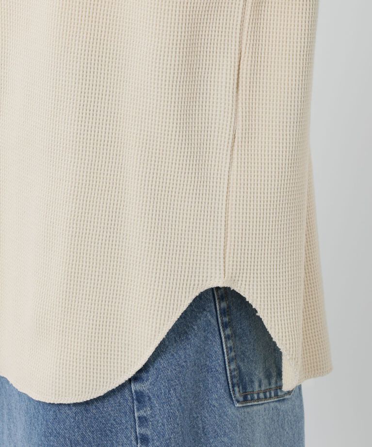 BABYLONE「【81BRANCA】＜別注＞2way waffle T」|Tシャツ・カットソー|