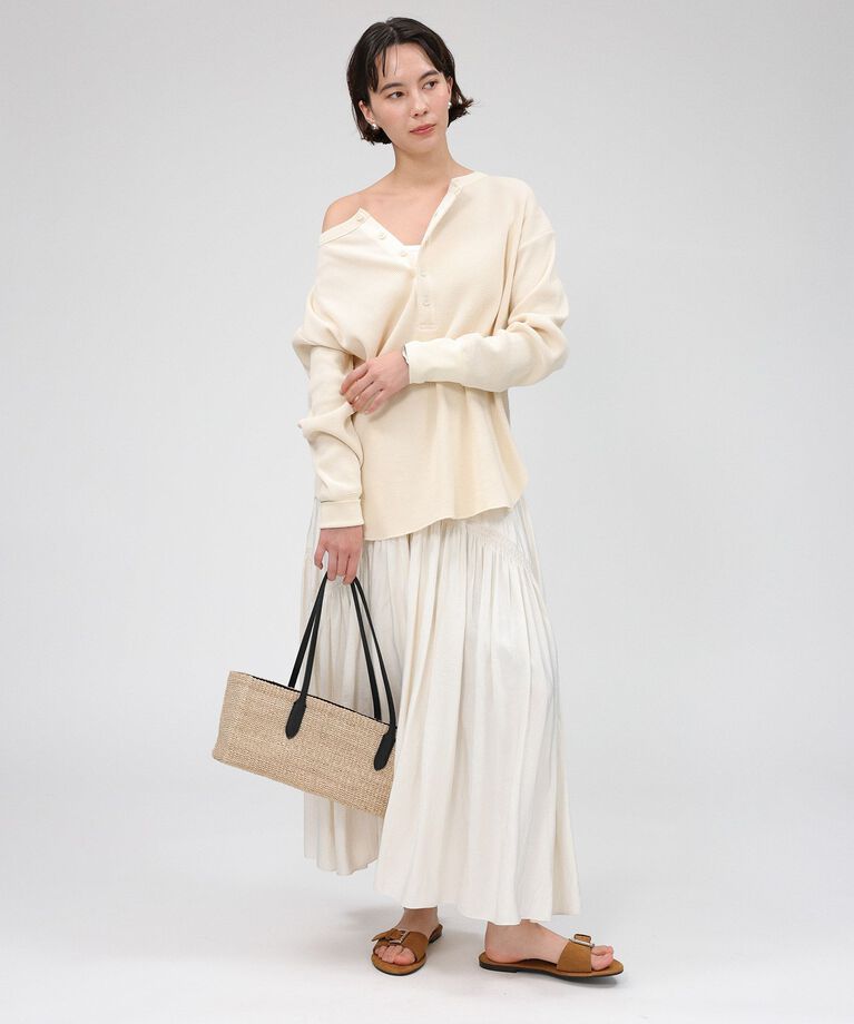 BABYLONE「【81BRANCA】＜別注＞2way waffle T」|Tシャツ・カットソー|