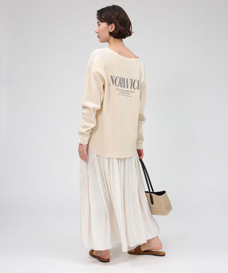 BABYLONE「【81BRANCA】＜別注＞2way waffle T」|Tシャツ・カットソー|