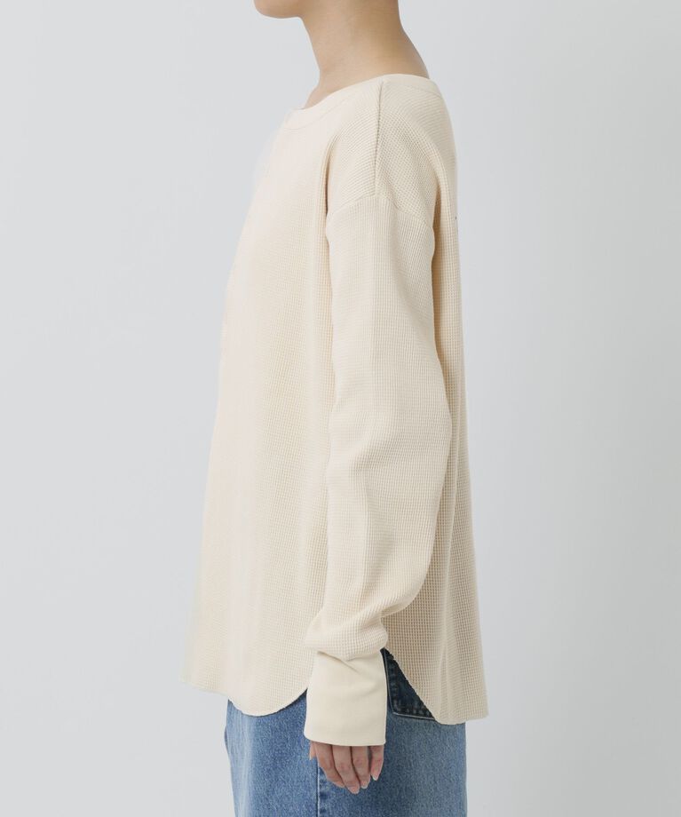 BABYLONE「【81BRANCA】＜別注＞2way waffle T」|Tシャツ・カットソー|