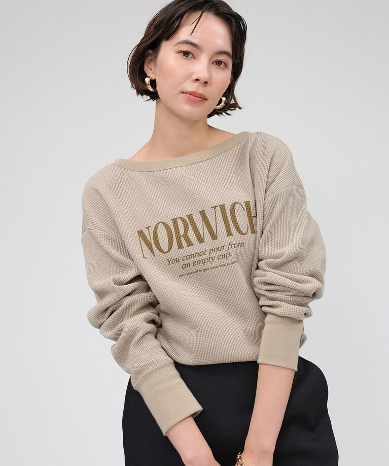 BABYLONE「【81BRANCA】＜別注＞2way waffle T」|Tシャツ・カットソー|ﾍﾞｰｼﾞｭ