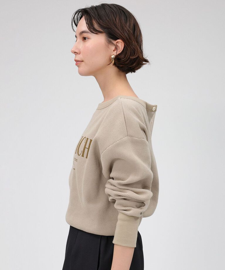 BABYLONE「【81BRANCA】＜別注＞2way waffle T」|Tシャツ・カットソー|