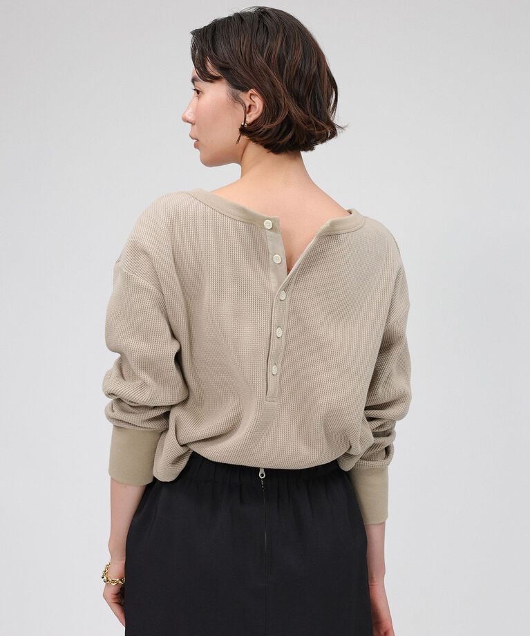 BABYLONE「【81BRANCA】＜別注＞2way waffle T」|Tシャツ・カットソー|