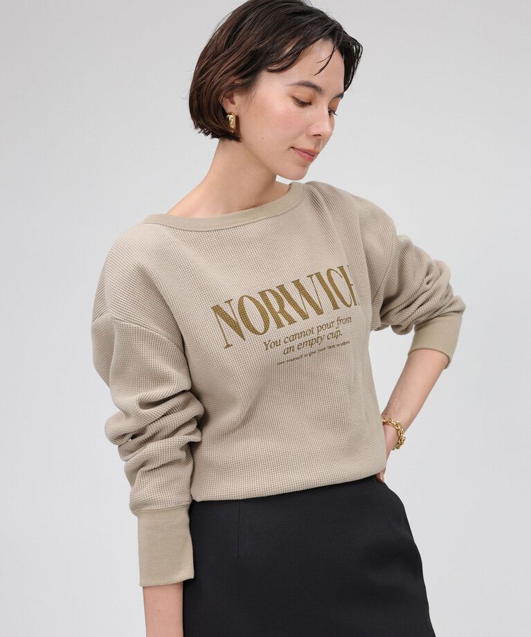 BABYLONE「【81BRANCA】＜別注＞2way waffle T」|Tシャツ・カットソー|