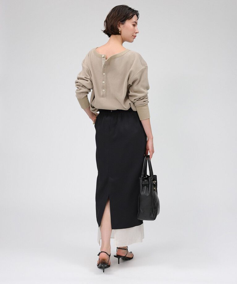 BABYLONE「【81BRANCA】＜別注＞2way waffle T」|Tシャツ・カットソー|