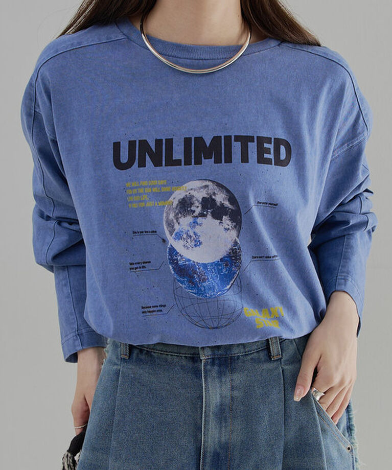  「ヴィンテージライクスペースロンT」|Tシャツ・カットソー|