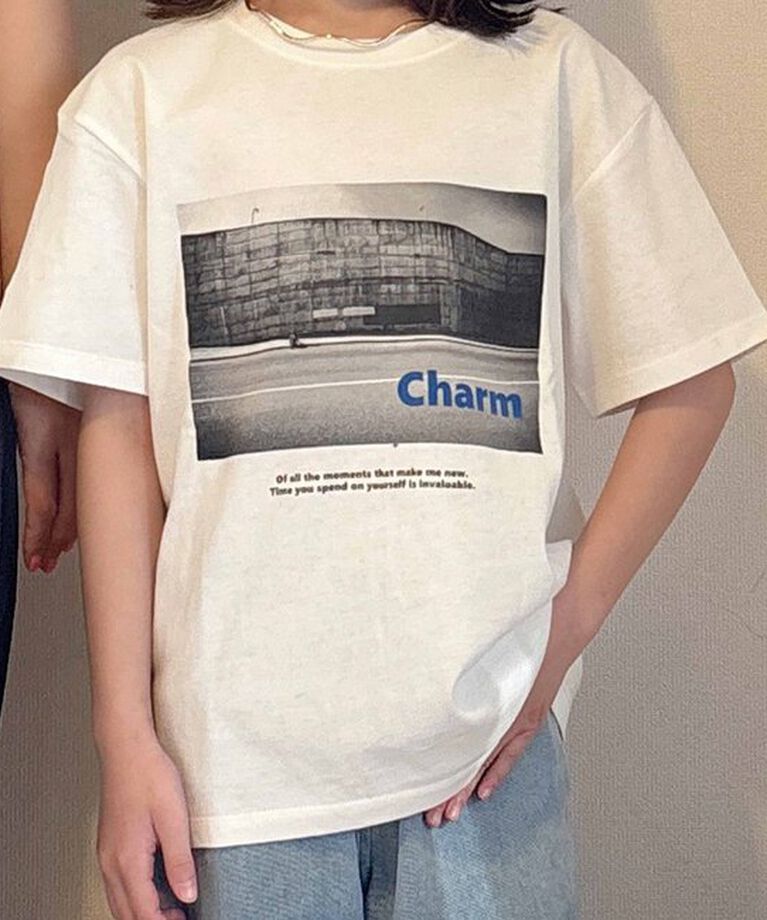  「【＠remi_usus企画 / KIDS】CharmフォトプリントTシャツ」|プルオーバー|
