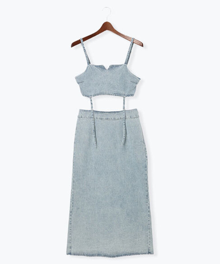 Te chichi TERRASSE「ビスチェ2WAYキャミワンピース(セットアップ可)《2025spring catalog item》」|ワンピース|
