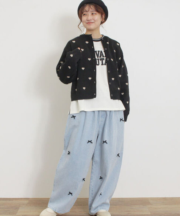 Samansa Mos2「ワッペンロゴスウェット」|Tシャツ・カットソー|