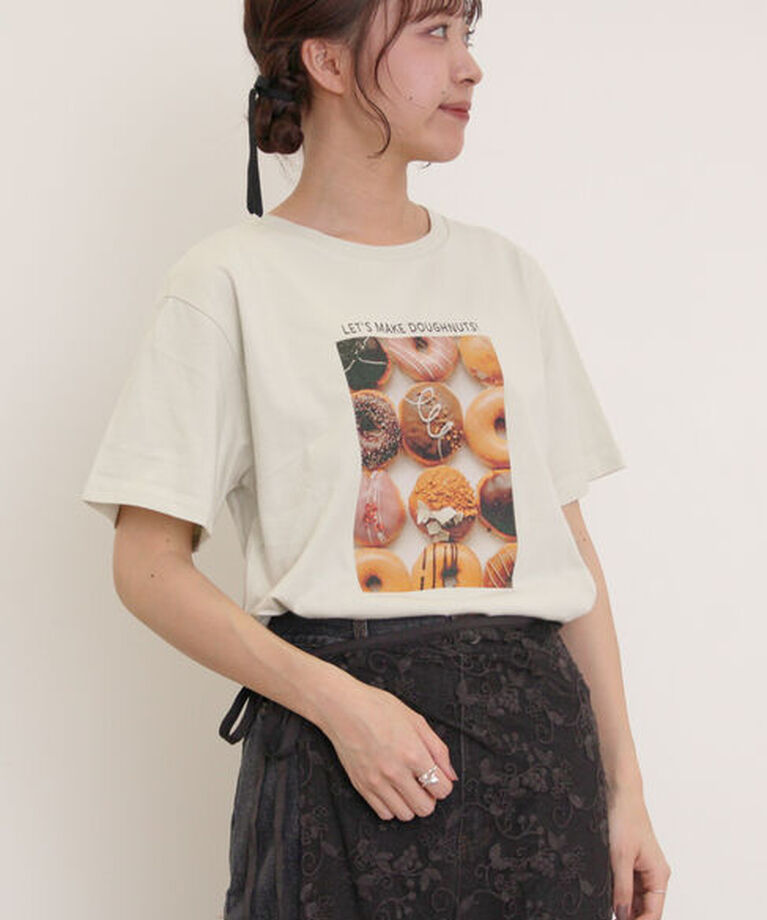 Samansa Mos2「[リサイクルコットン]柄アソートTシャツ」|Tシャツ・カットソー|