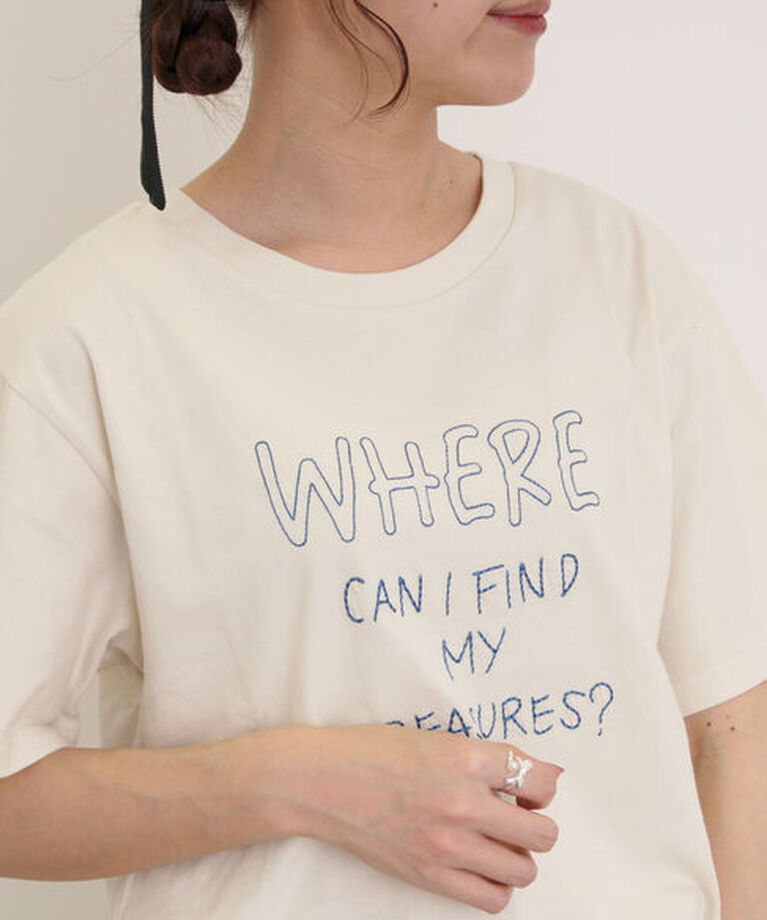 Samansa Mos2「[リサイクルコットン]柄アソートTシャツ」|Tシャツ・カットソー|キナリ