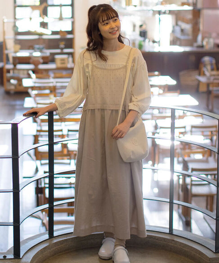 Samansa Mos2「【ゆべし×Samansa Mos2】インナー付キャミワンピース」|ワンピース|