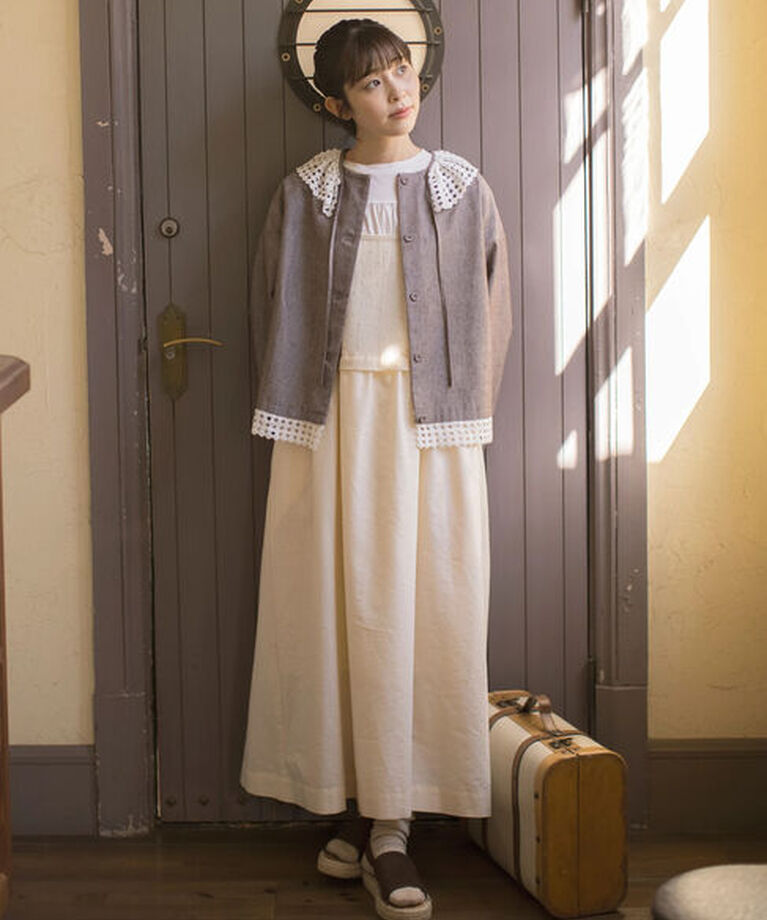 Samansa Mos2「【ゆべし×Samansa Mos2】インナー付キャミワンピース」|ワンピース|
