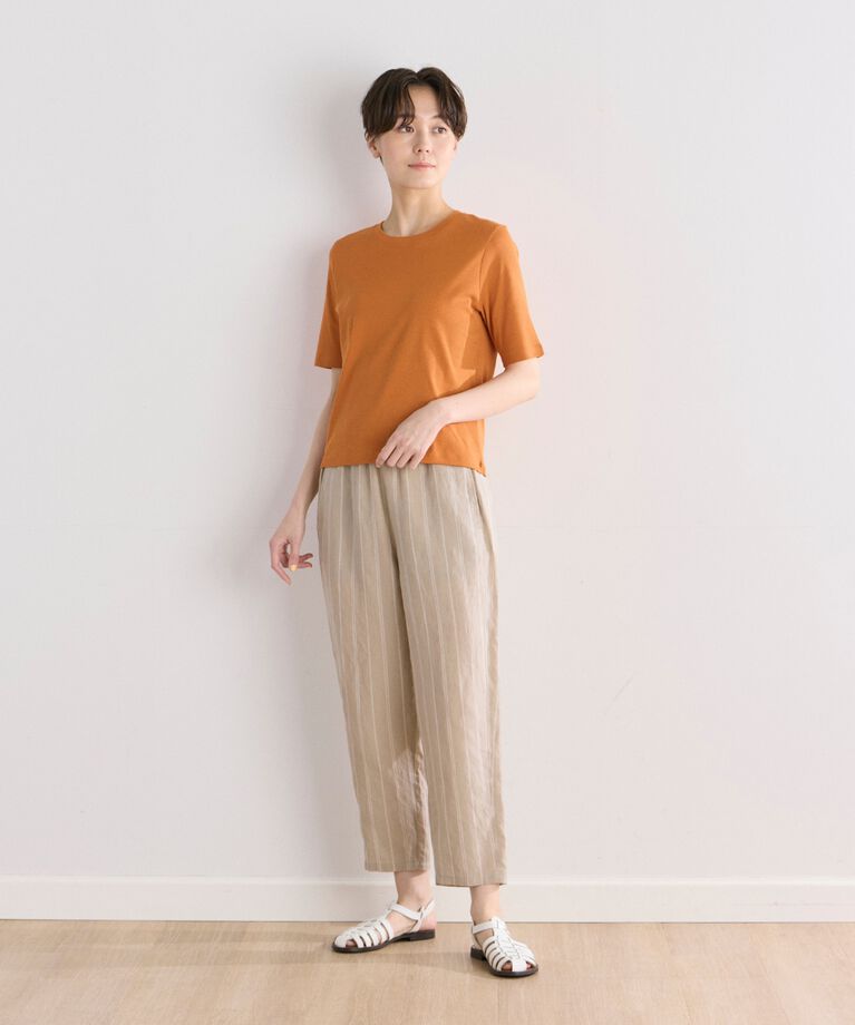 I.T.'S international「ベーシッククルーネックTシャツ《スビン綿MIXフライス》」|Tシャツ・カットソー|