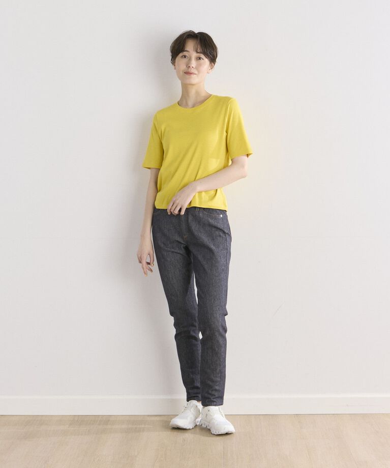I.T.'S international「ベーシッククルーネックTシャツ《スビン綿MIXフライス》」|Tシャツ・カットソー|