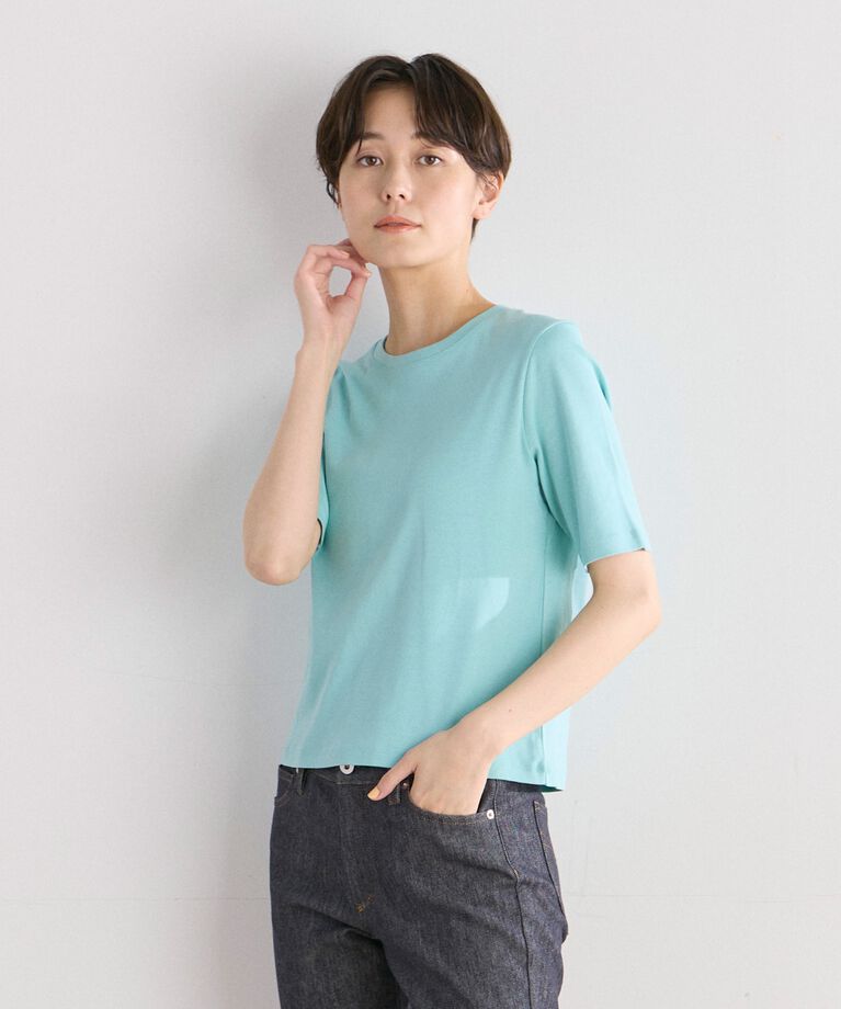 I.T.'S international「ベーシッククルーネックTシャツ《スビン綿MIXフライス》」|Tシャツ・カットソー|ペパーミント9