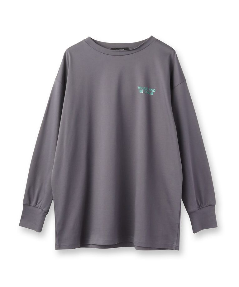UNTITLED「【コットン100／長袖】バックプリント ロンT」|Tシャツ・カットソー|