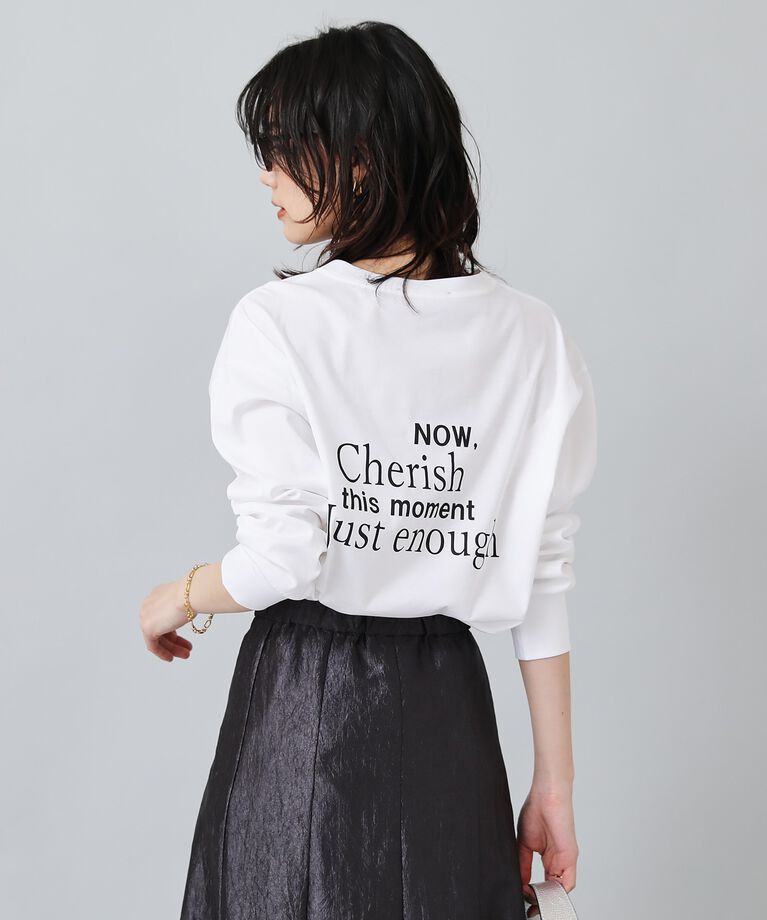 UNTITLED「【コットン100／長袖】バックプリント ロンT」|Tシャツ・カットソー|