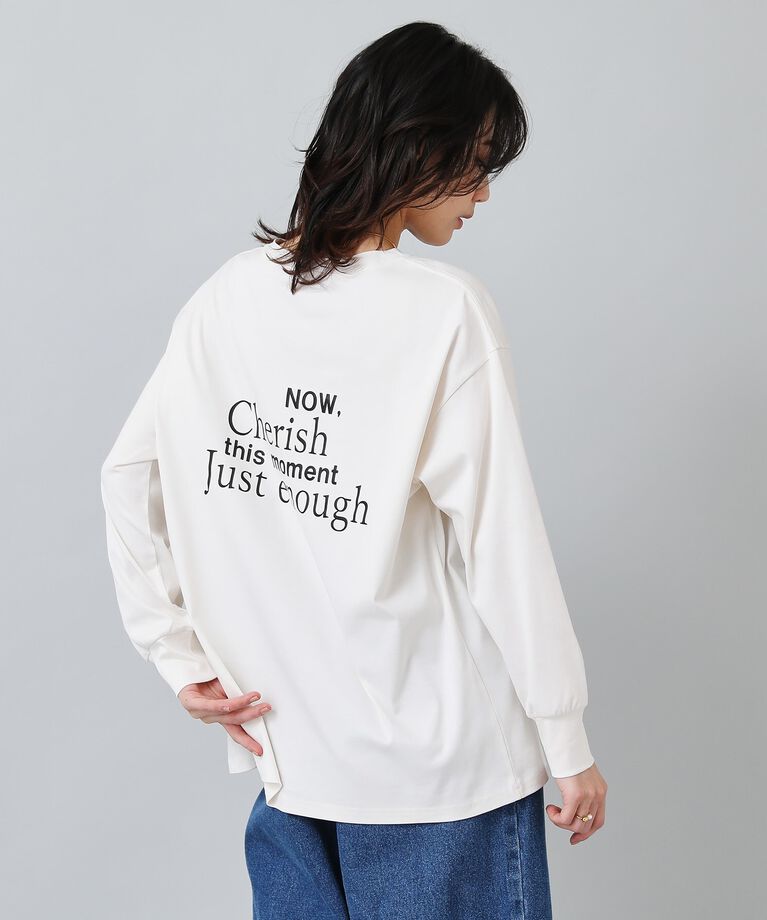 UNTITLED「【コットン100／長袖】バックプリント ロンT」|Tシャツ・カットソー|