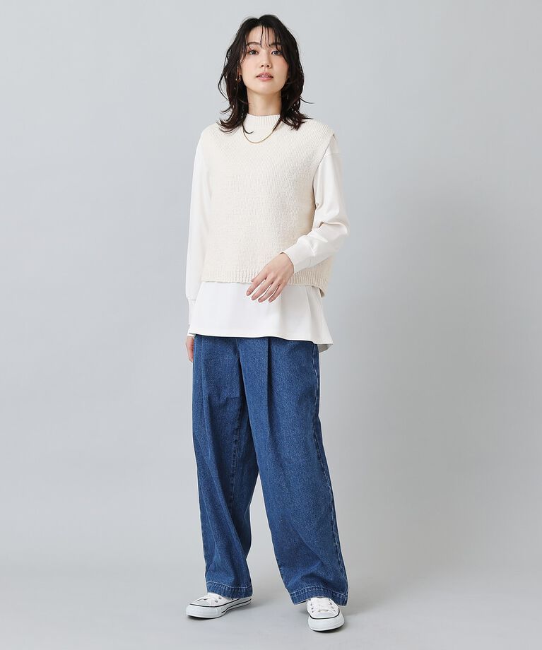 UNTITLED「【コットン100／長袖】バックプリント ロンT」|Tシャツ・カットソー|