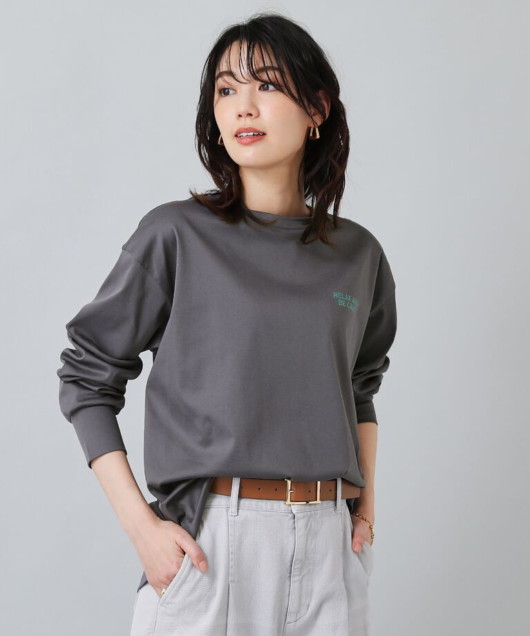 UNTITLED「【コットン100／長袖】バックプリント ロンT」|Tシャツ・カットソー|