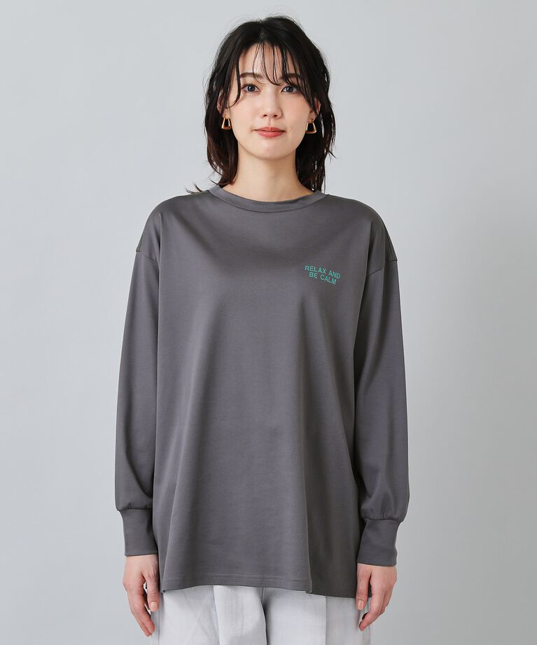UNTITLED「【コットン100／長袖】バックプリント ロンT」|Tシャツ・カットソー|