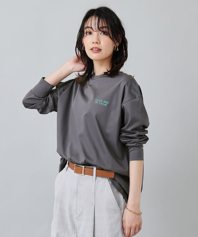UNTITLED「【コットン100／長袖】バックプリント ロンT」|Tシャツ・カットソー|