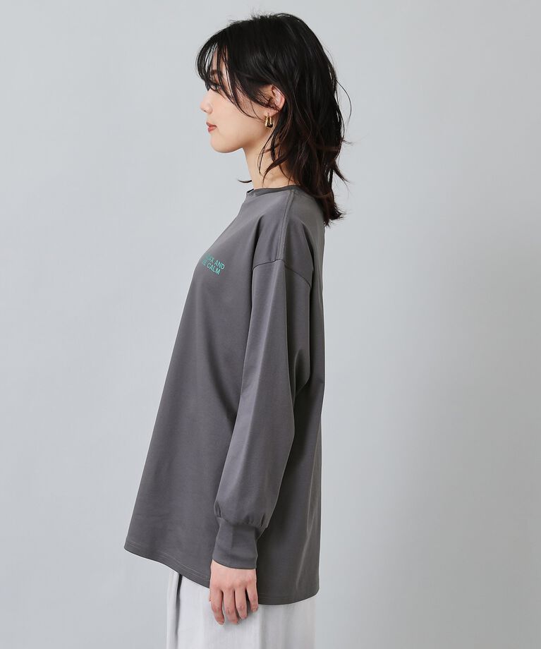 UNTITLED「【コットン100／長袖】バックプリント ロンT」|Tシャツ・カットソー|