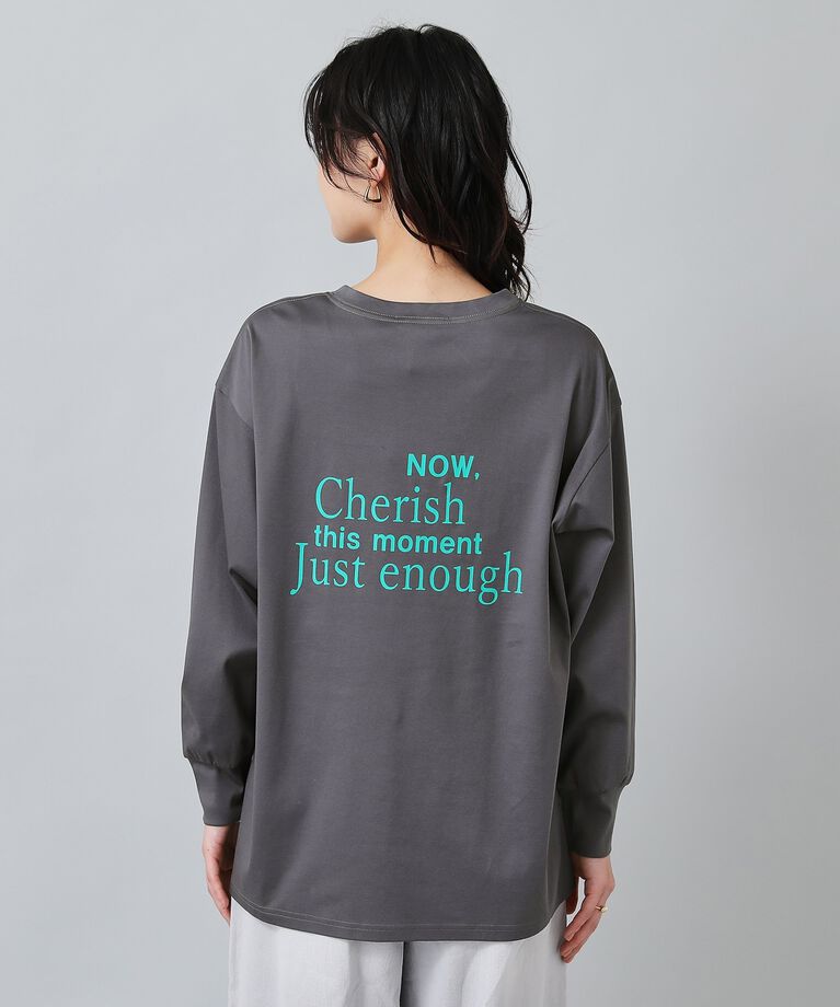 UNTITLED「【コットン100／長袖】バックプリント ロンT」|Tシャツ・カットソー|