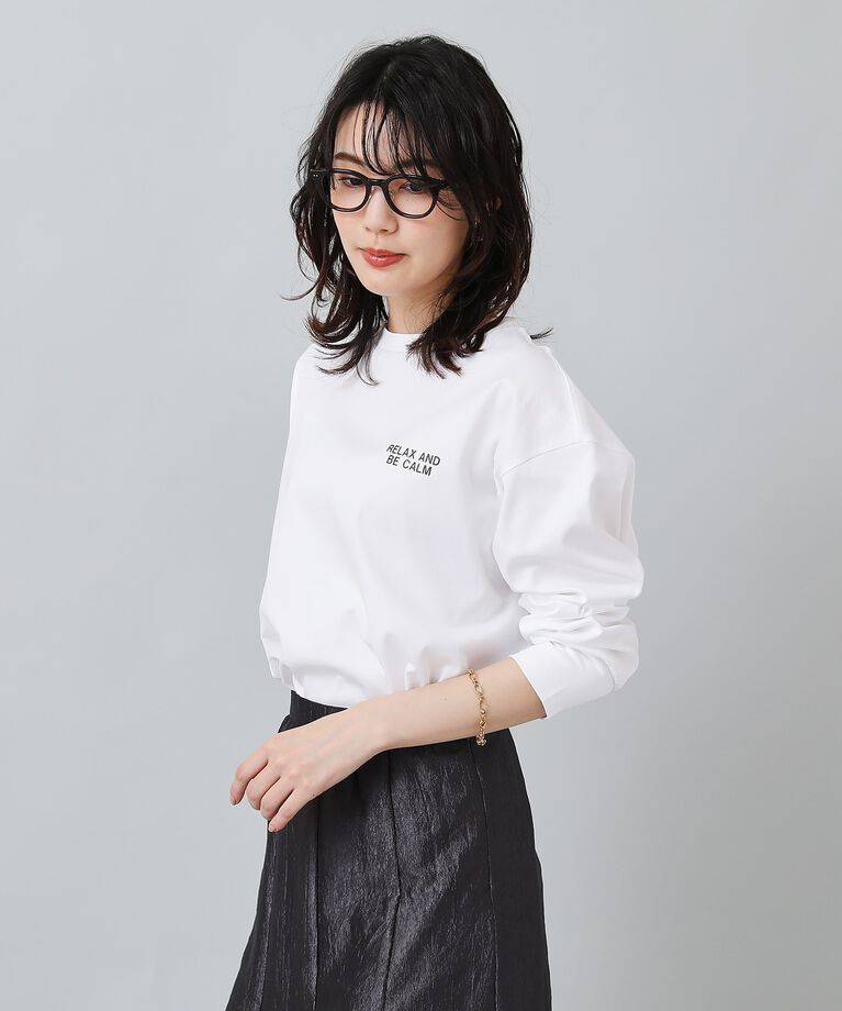 UNTITLED「【コットン100／長袖】バックプリント ロンT」|Tシャツ・カットソー|