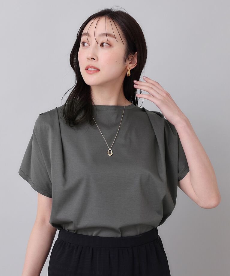 UNTITLED「【コットン100／8色展開】肩タックプルオーバー」|Tシャツ・カットソー|