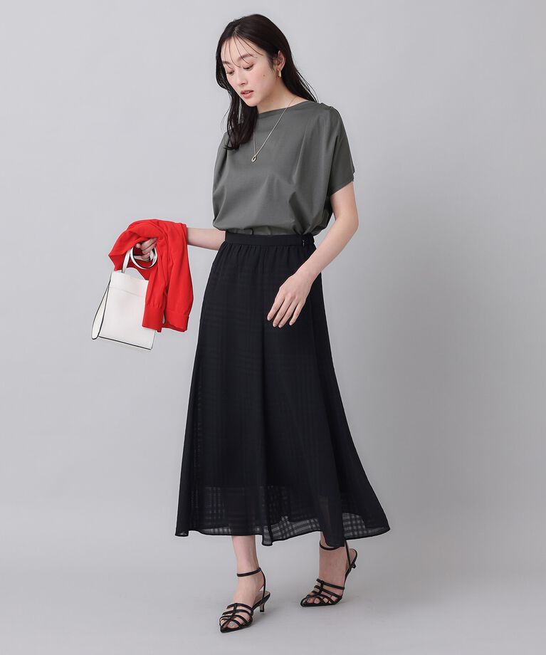 UNTITLED「【コットン100／8色展開】肩タックプルオーバー」|Tシャツ・カットソー|