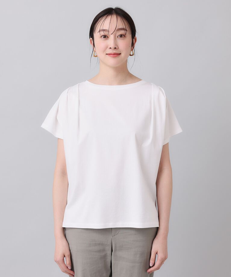 UNTITLED「【コットン100／8色展開】肩タックプルオーバー」|Tシャツ・カットソー|