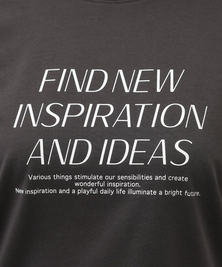 UNTITLED「【なめらかな肌触り】シルケットロゴTシャツ」|Tシャツ・カットソー|