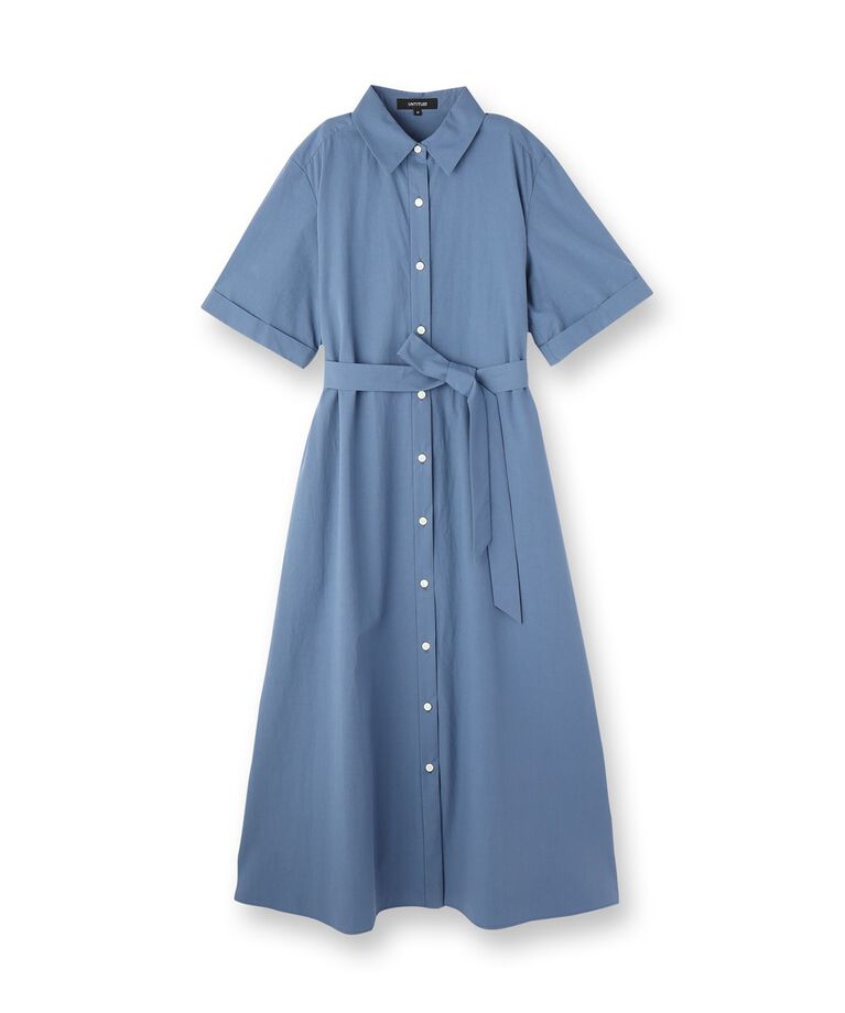 UNTITLED「【コットン100/前開き/夏ワンピ】ロングシャツワンピース」|ワンピース|