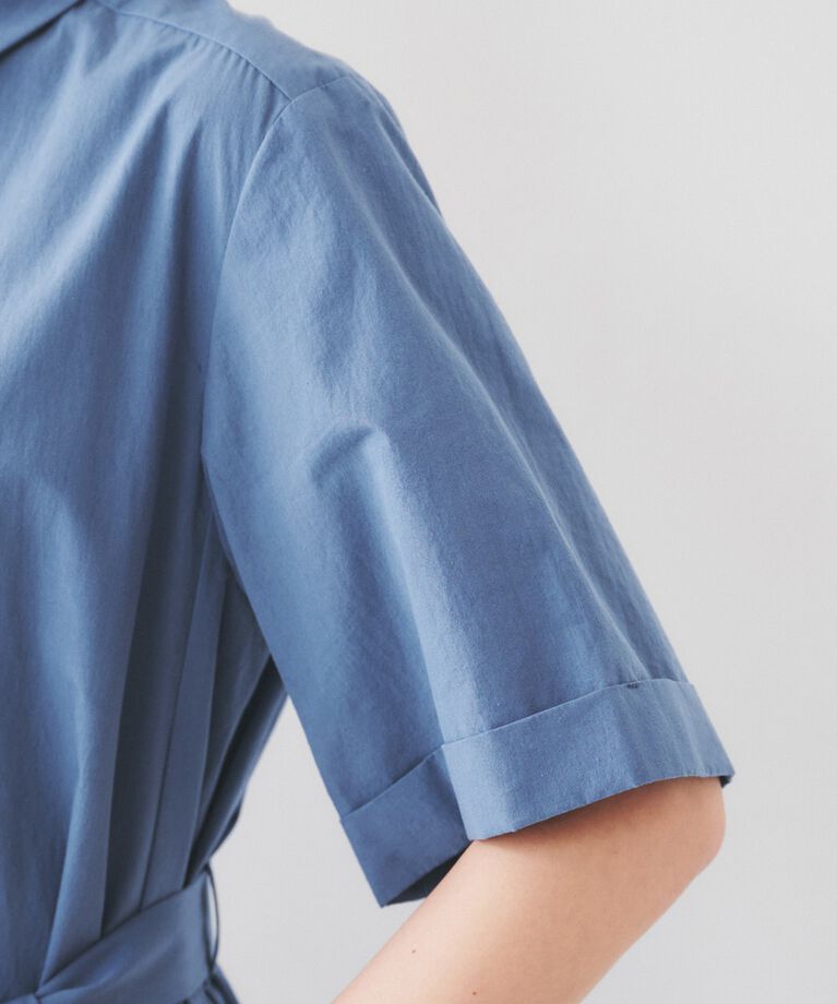 UNTITLED「【コットン100/前開き/夏ワンピ】ロングシャツワンピース」|ワンピース|