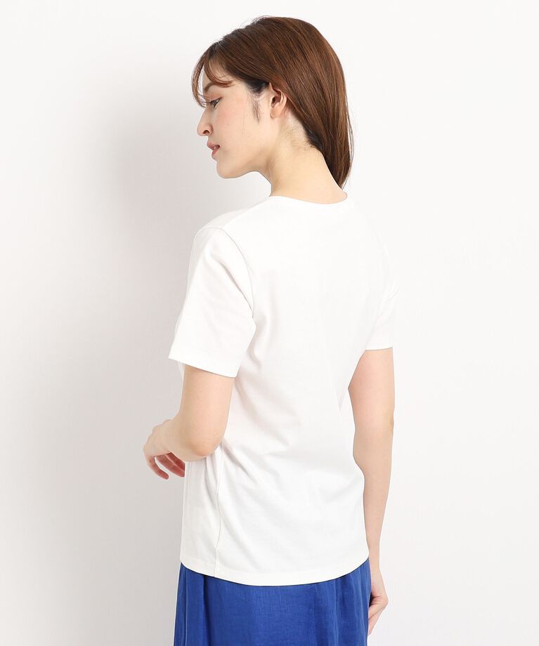 COUP DE CHANCE「【洗える／日本製】夏のスタイリングに活躍するロゴTシャツ」|Tシャツ・カットソー|