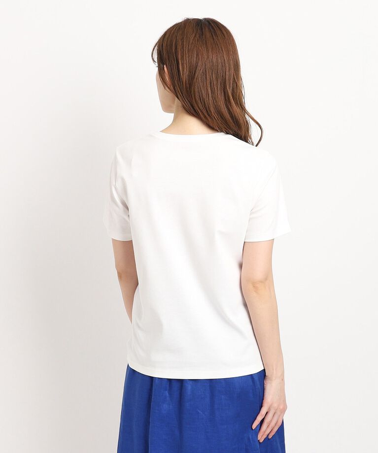 COUP DE CHANCE「【洗える／日本製】夏のスタイリングに活躍するロゴTシャツ」|Tシャツ・カットソー|