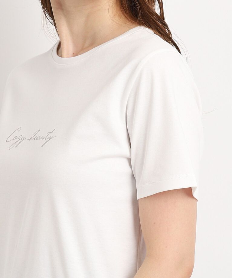 COUP DE CHANCE「【洗える／日本製】夏のスタイリングに活躍するロゴTシャツ」|Tシャツ・カットソー|